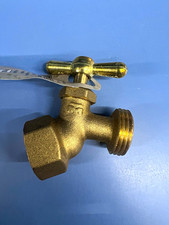 Everbilt Brass No Kink Hose Bibb 3/4 in FIP x 3/4 in MHT 4 in 102-404EB
