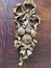 Antique Rococo Decorative Gilded Wooden Wall Sconce probably French