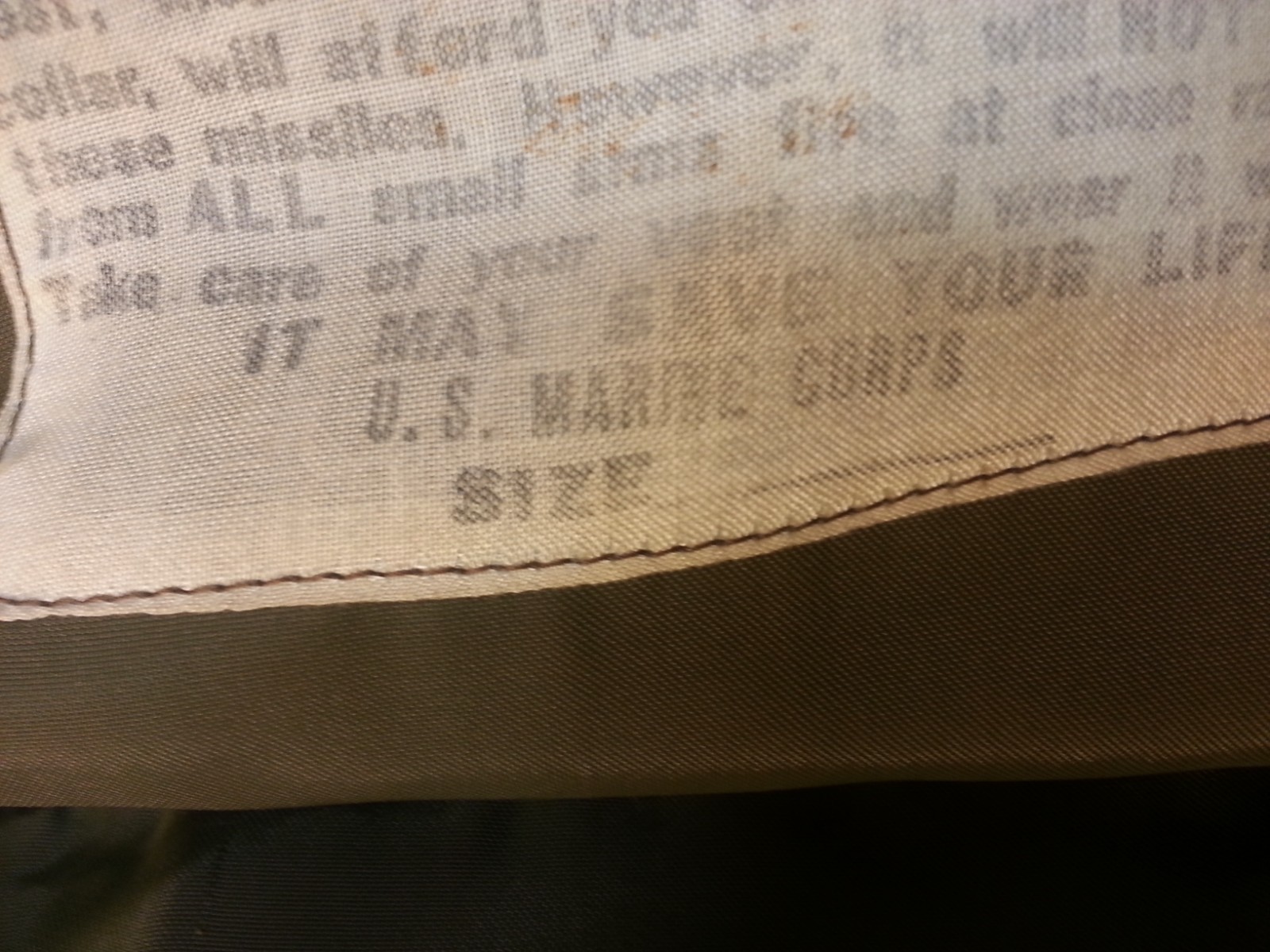 USMC Marine Corp Issue Large Size?? Fragmentation Vest  MFG 1960s Era Very Nice