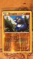 Pokemon Croagunk 58/114 Steam Siege Reverse Holofoil Common 2016 TCG -K25