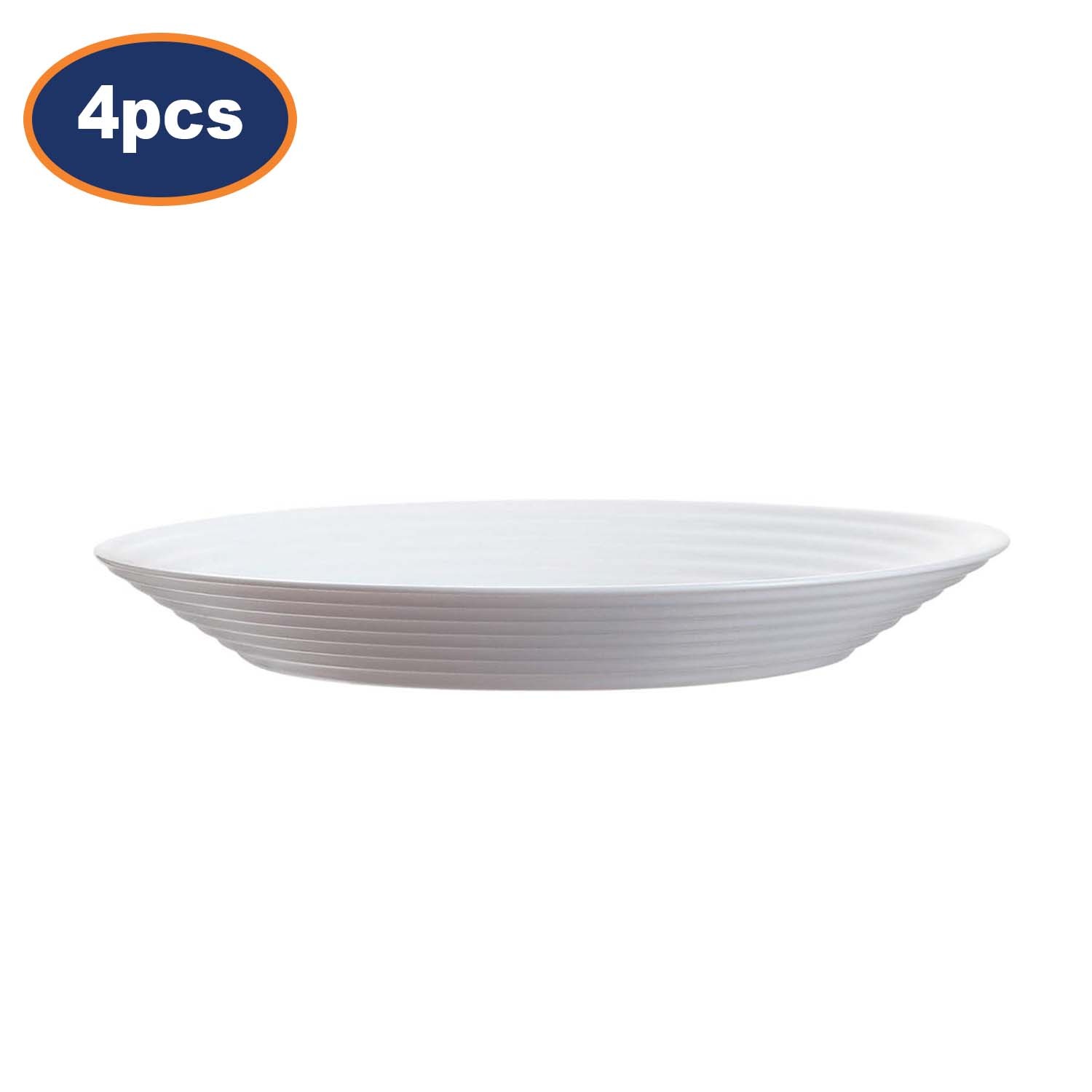 Soup Plate Luminarc Harena Opal Glass 23cm Pasta Serving Dish 4pc Microwave Safe