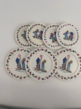 Vintage Holly Hobbie Chilton American Greetings Play Dishes Plastic Plates