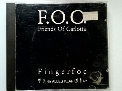 F.O.C. Friends Of Carlotta Fingerfoc 3'' CD 1991 Eurodance ZYX Records