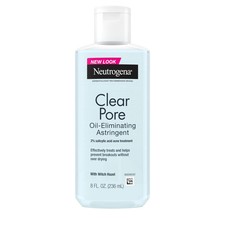 Neutrogena Clear Pore Oil-Eliminating Astringent, 2 salicylic acid 8 OZ M15