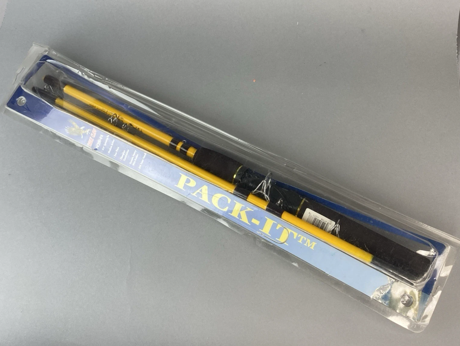 Vintage Eagle Claw Packit PK200 6.5' 4pc Spinnin Rod Compact Travel NEW