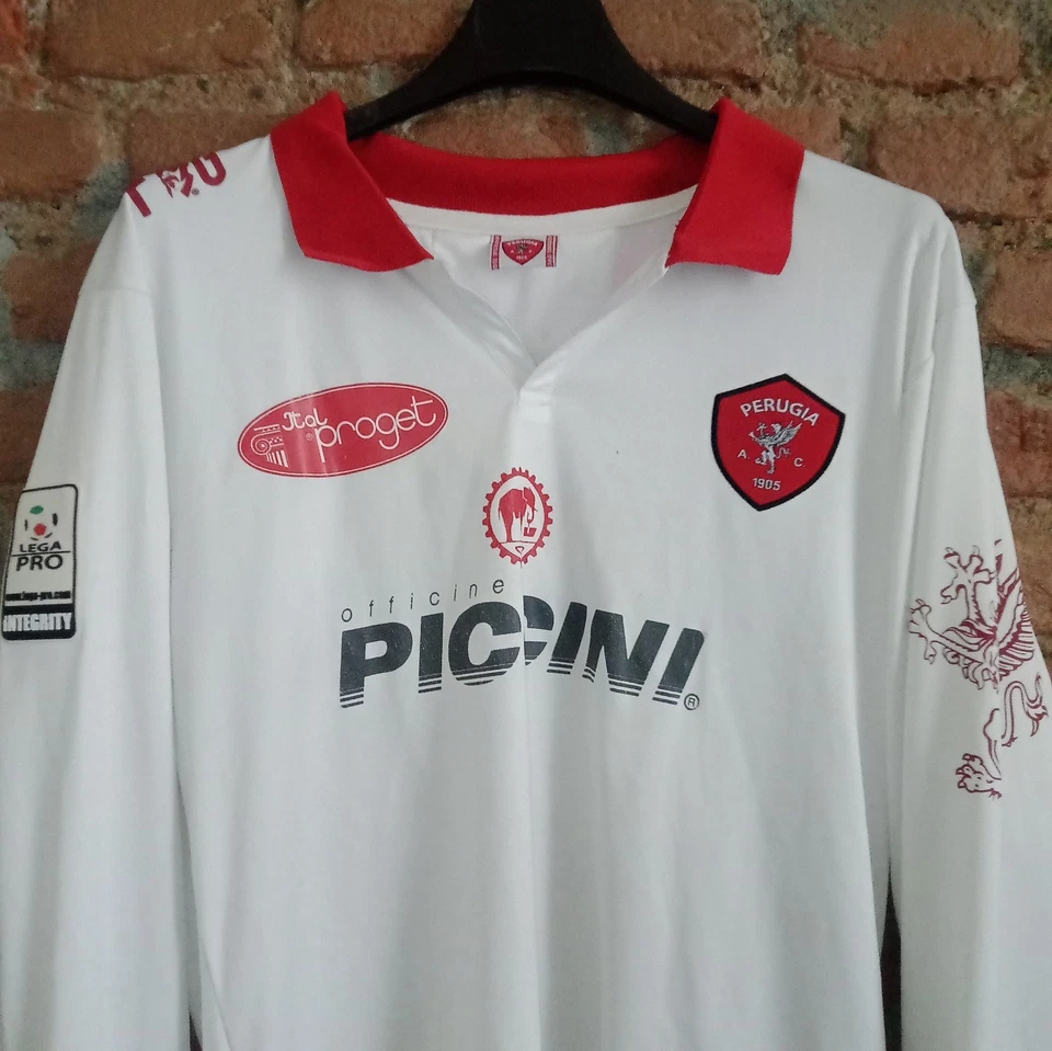 PERUGIA 1 2013/14 WORN/ISSUED? Frankie Garage Maglia Lega Pro Portiere Shirt XL - Immagine 3 di 4