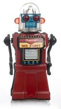 VINTAGE CRAGSTAN'S MR. ROBOT 1960'S JAPAN TIN TOY BY YONEZAWA