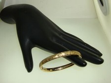 VINTAGE ART NOUVEAU 14K GOLD FILLED ORNATE CHILD'S BANGLE BRACELET