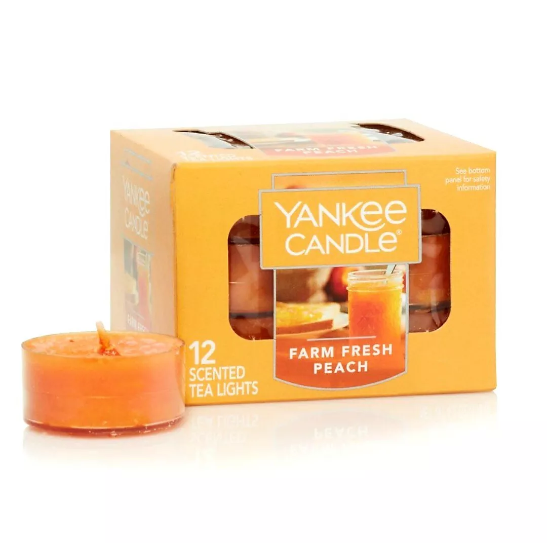 Orange tea outlet light candles