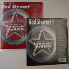 KARAOKE CD G LEGEND SERIES Rod Stewart vol-1 2 NEW In plastic sleeve /PRINT
