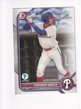 2022 Bowman DRAFT 1st EDITION 1st BOWMAN ROOKIE RC YHOSWAR GARCIA (#1)