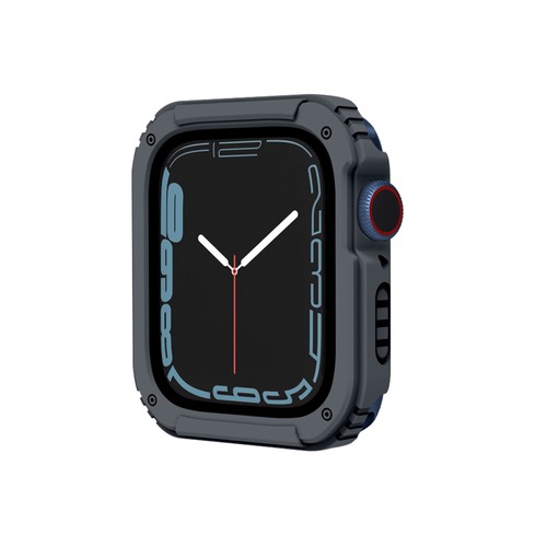 Protection Intégrale Verre Trempé Apple Watch Series 8 / 7 41mm Gris Foncé