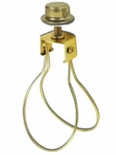 Lamp Shade Bulb Clip Adapter Clip Bulb Onto Shade with Attaching Finial