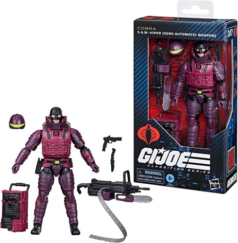 G.I. Joe Classified Series S.A.W. Figura de acción Viper de 6 pulgadas - Imagen 2 de 3