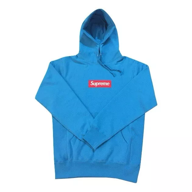 Très rare sweat à capuche logo Supreme Box sarcelle   rouge taille (M) 2009