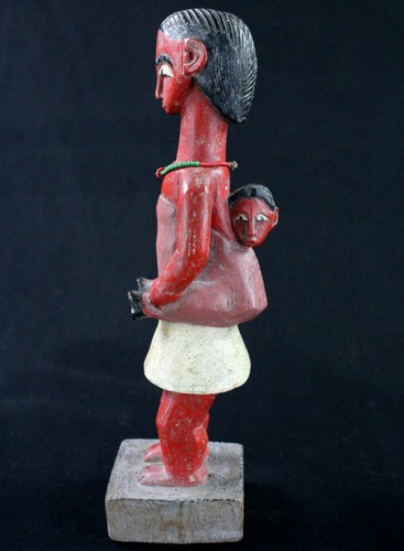 Art Africain - "Colon" Baoulé Baule Maternité - Pièce de Fécondité - 33,5 Cms - Photo 8 sur 11