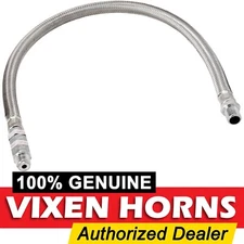 ¼ TO ¼ NPT MALE STAINLESS STEEL BRAIDED LEADER HOSE WITH CHECK VALVE 20" VXA7333
