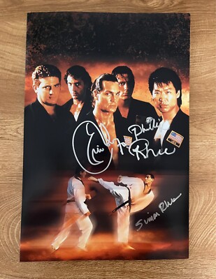 * BEST OF THE BEST * signed 12x18 poster * ERIC ROBERTS, SIMON & PHILLIP RHEE *