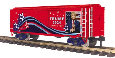 MTH RailKing One Gauge 70-78061 TRUMP 2024 AMERICA FIRST 40