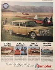 1962 AMC Rambler Classic Six 400 PRINT AD Obviously America Top Value VTG 1960s