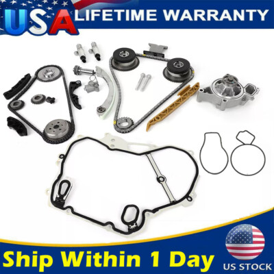 Timing Chain Kit Water Pump VVT Gear for 09-17 Chevy Equinox Buick GMC 12621505