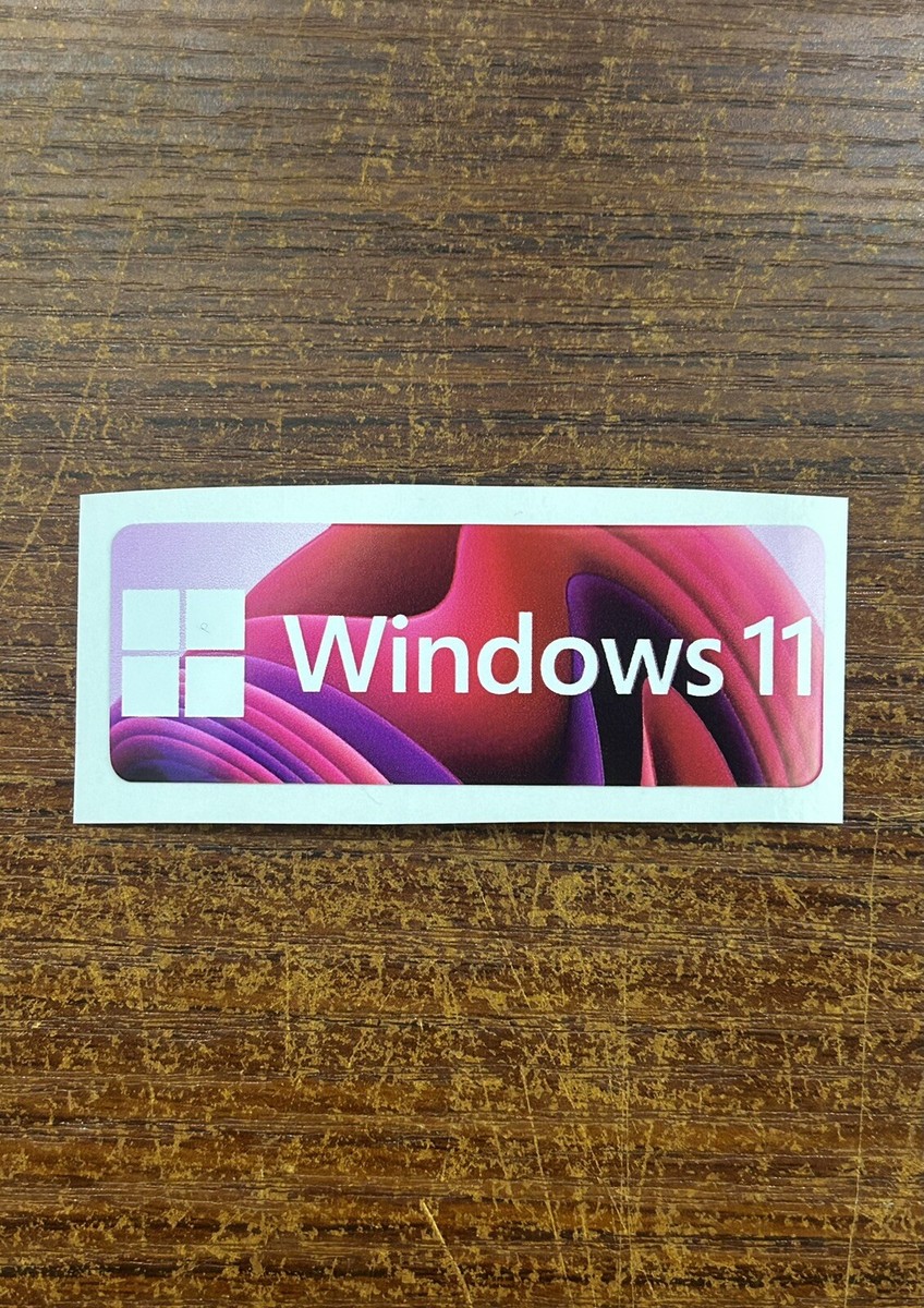Windows 11 Microsoft Pro 64 BIT Label Sticker Product Key Windows 11 Pro