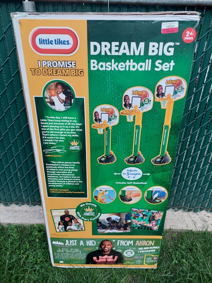 little tikes basketball hoop lebron james