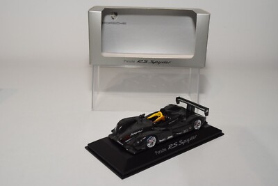 B18 1:43 MINICHAMPS WAP 020 610 18 PORSCHE RS SPYDER BLACK LAUNCH VERSION MIB