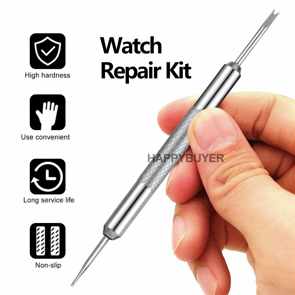 Wrist Watch Band Repair Tool Kit Pins Spring Bar Link Remover Tools