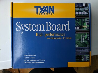 Tyan Computer S1857 Trinity 371, Slot 1 / Socket 370, Intel Motherboard - New