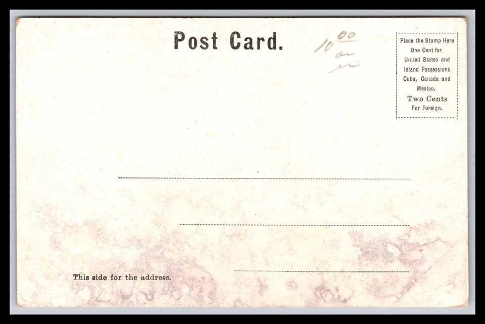 Post Card Maine Birdseye View From The Harbor Of Lubec, ME eBay