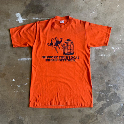 70s - 80s VINTAGE MONOPOLY GET OUT OF JAIL FREE CARD T-SHIRT MEN
