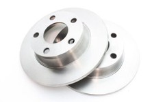 AUTOMEGA 2x Bremsscheibe hinten voll für Audi A6 Avant 4B C5 4B5 4F2 C6