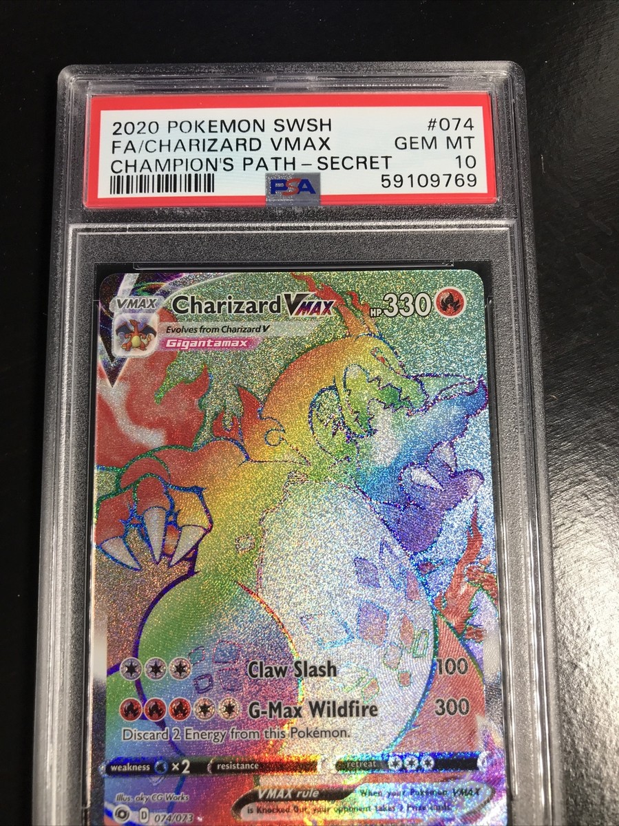Charizard VMAX [074/073] Rainbow Secret Rare, Champion's