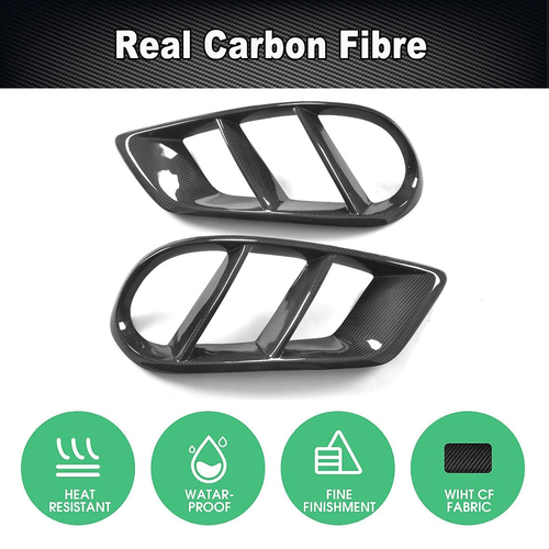 2xCarbon Lufteinlass Entlüftung Air Vent für Merceben Benz W205 C-Klasse C43 AMG - Bild 7 von 13
