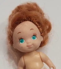 QUINTS DOLL REDHEAD RED HAIR GIRL #1 BABY TYCO 1990 ROOTED HAIR HAS WEAR