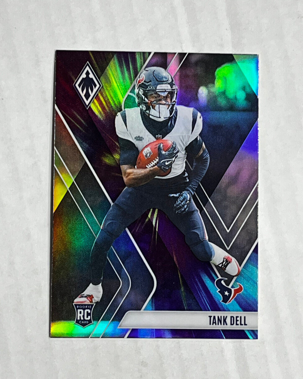 TANK DELL 2023 Panini Phoenix COLOR BURST PRIZM SP BASE RC #135! RARE! TEXANS!