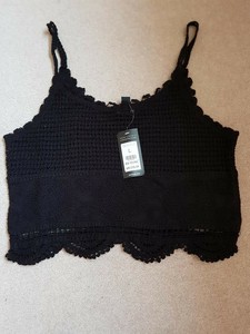 new look crochet top