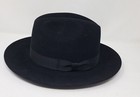 Vintage Royal Deluxe Stetson Key Club Hat  7 Black