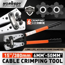 Cable Lug Crimping Tools Hand Electrician Pliers Crimper Wire Cable 6-50mm²