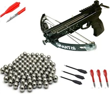 60lbs Mantis Compound Pistol Crossbow. Shoots Steel Balls and Regular Arrows....