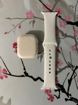 Apple Watch Series 10 42mm GPS Rose Gold Case Sport Band S/M READ DESCRIPTION