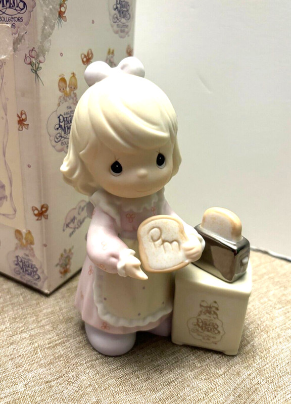 1997 Precious Moments Porcelain Figurine Club Edition- "Special Toast" C0017