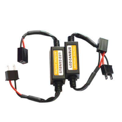 H7 Error Free Canbus LED Headlight Canceller Decoder Anti Flicker Load Resistor