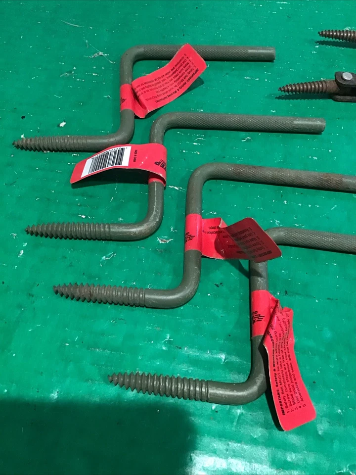 Lot of 6 Screw-In Tree Steps 4- Ameristep 101 2-unbrand Climbing Spikes Hunting - Image 2 of 4