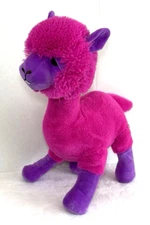 Ideal Toys Direct 22” Pink Alpaca Llama Buck Teeth Stuffed Animal Plush