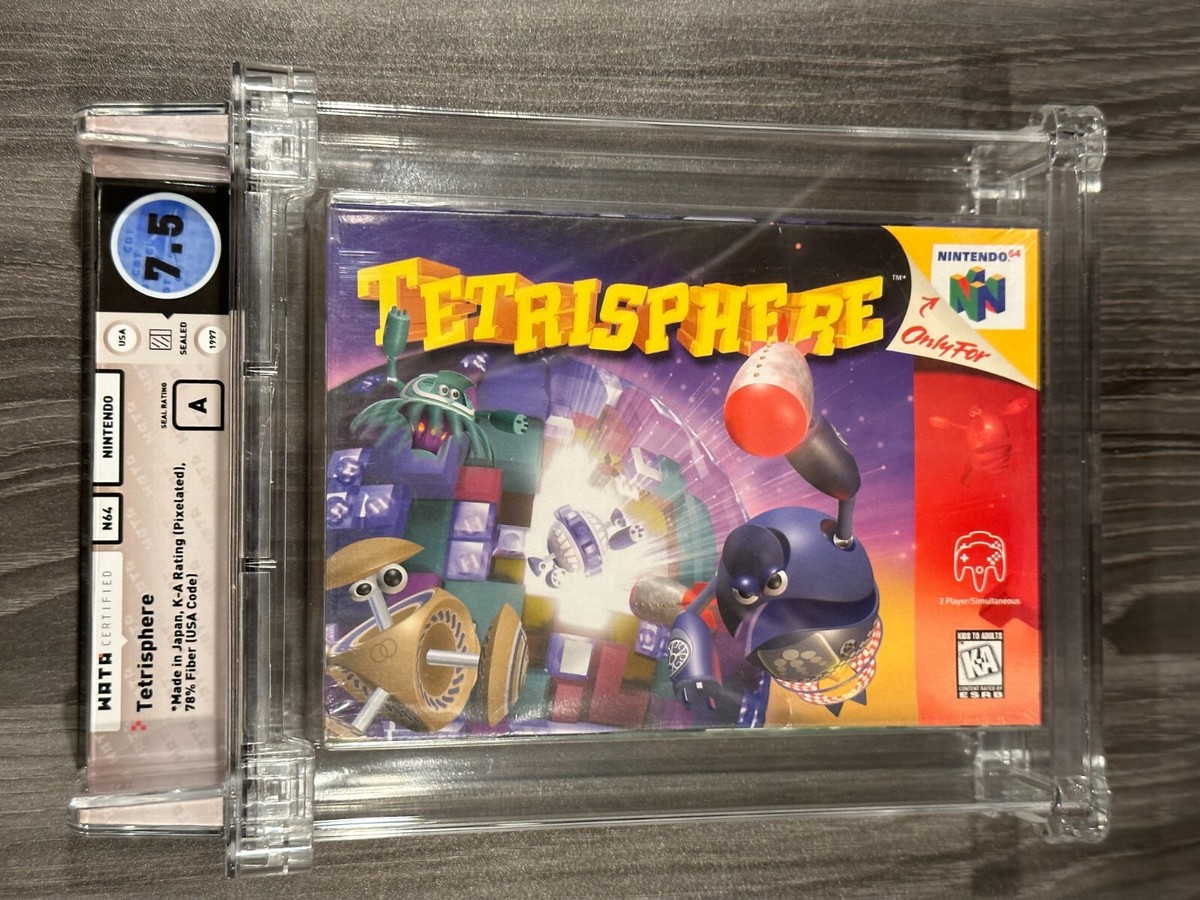 NINTENDO 64 - 海外版 ニンテンドー64 TETRISPHERE テトリスフィア Tetrisphere Nintendo 64 Game