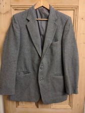 Vintage Wool Blazer Jacket- Grey- 40 Inch Regular