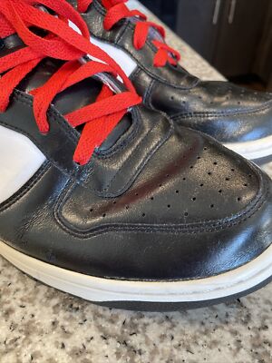 Nike Big Nike High Top Chicago Bulls Miami Heat Black Red 