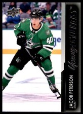 2021-22 Upper Deck Young Guns #492 Jacob Peterson - Dallas Stars